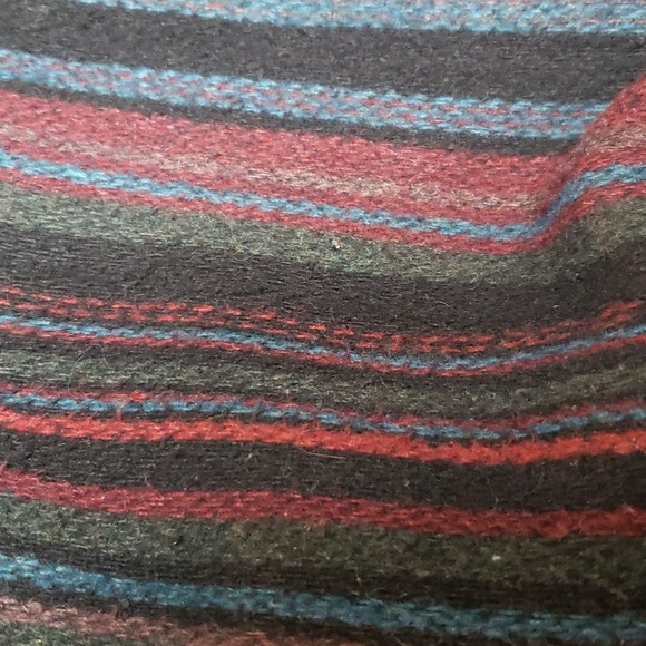 Vintage striped wool blend jacket by Illusions women's size 6/7 - Picture 3 of 3